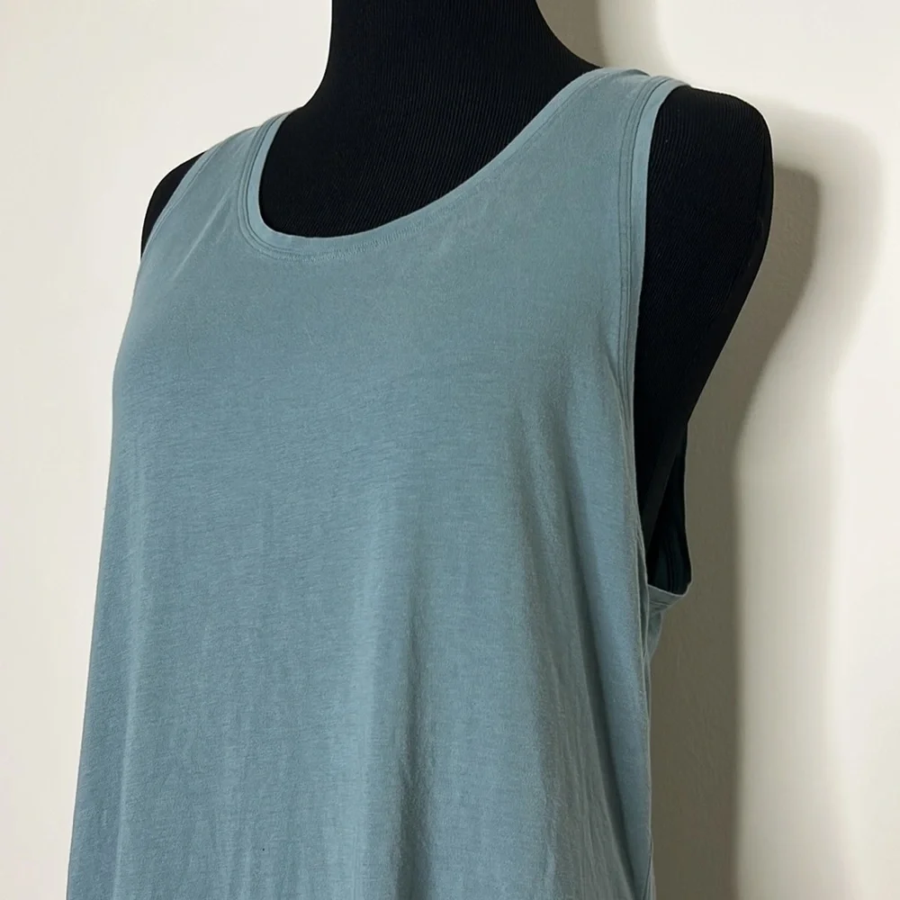 LULULEMON Hi-Low Teal Tank Yoga Top M